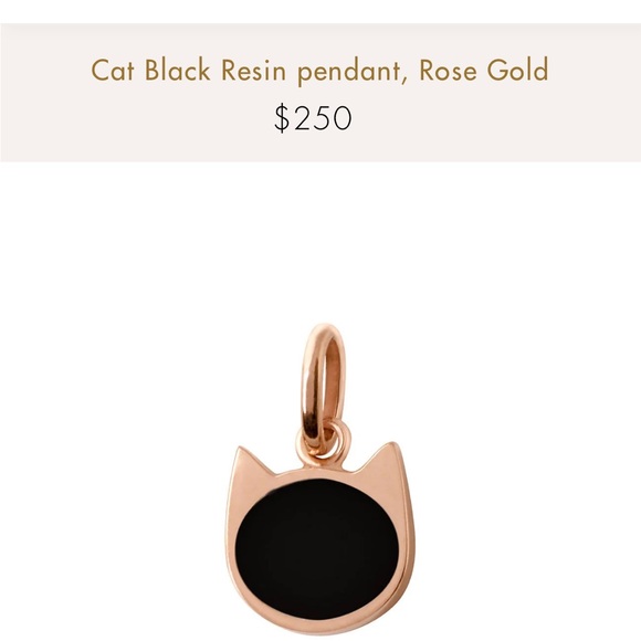 14k Rose Gold Gigi Clozeau Necklace and Cat Charm 😻 - Picture 9 of 9